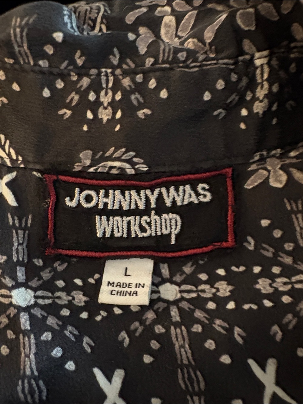 Johnny Was Workshop 100% Silk Embroidered plush Velvet Blouse/Tunic. Worn once - Picture 13 of 15